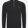 Farah Truien Sweatshirt jim 1/4 zip - black