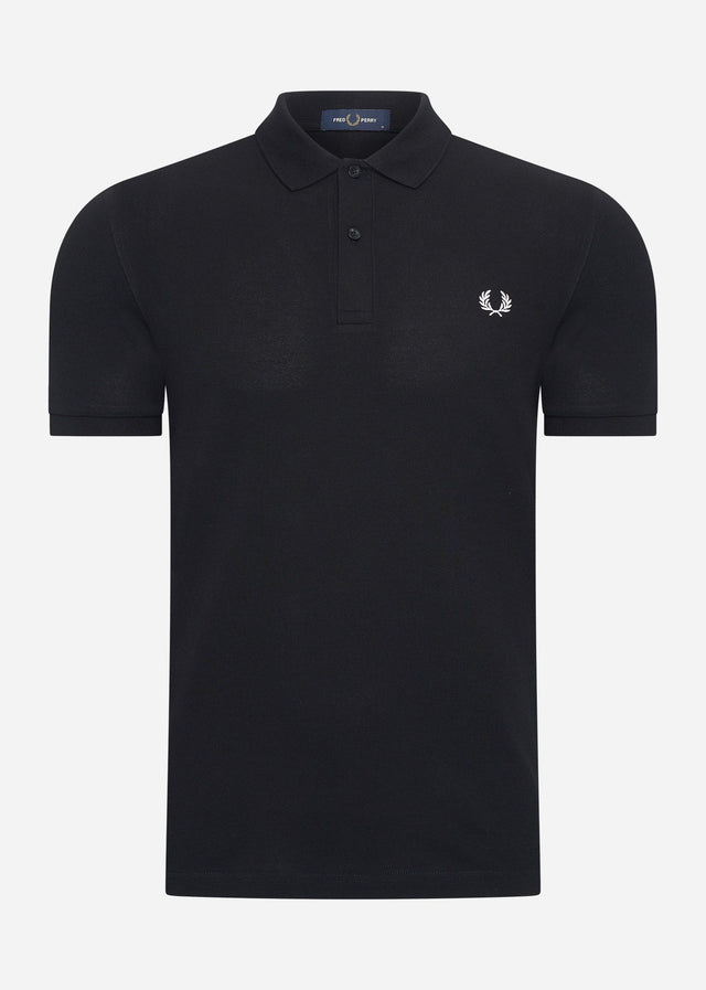 Fred Perry Polo's Plain fred perry shirt - black white