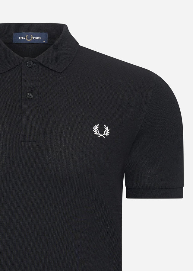 Fred Perry Polo's Plain fred perry shirt - black white