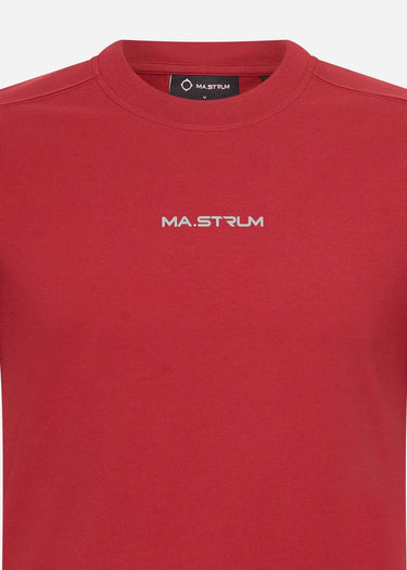 MA.Strum T-shirts Mastrum printed tee - carmine
