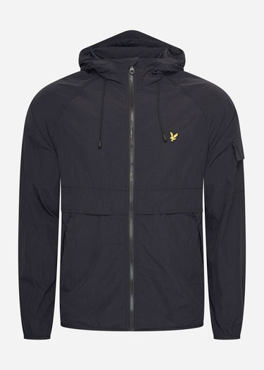 Lyle & Scott Jassen  Hooded windbreaker jacket - jet black