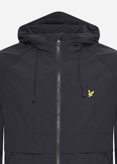 Lyle & Scott Jassen  Hooded windbreaker jacket - jet black