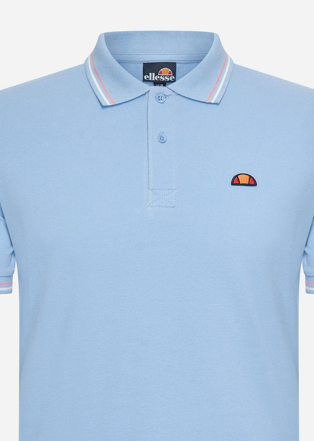 Ellesse Polo's Rooks polo - light blue light pink white
