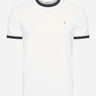 Farah T-shirts Groves reg ringer - white