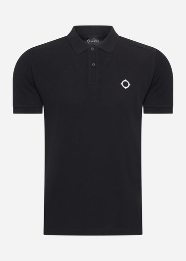 MA.Strum Polo's SS pique polo - jet black
