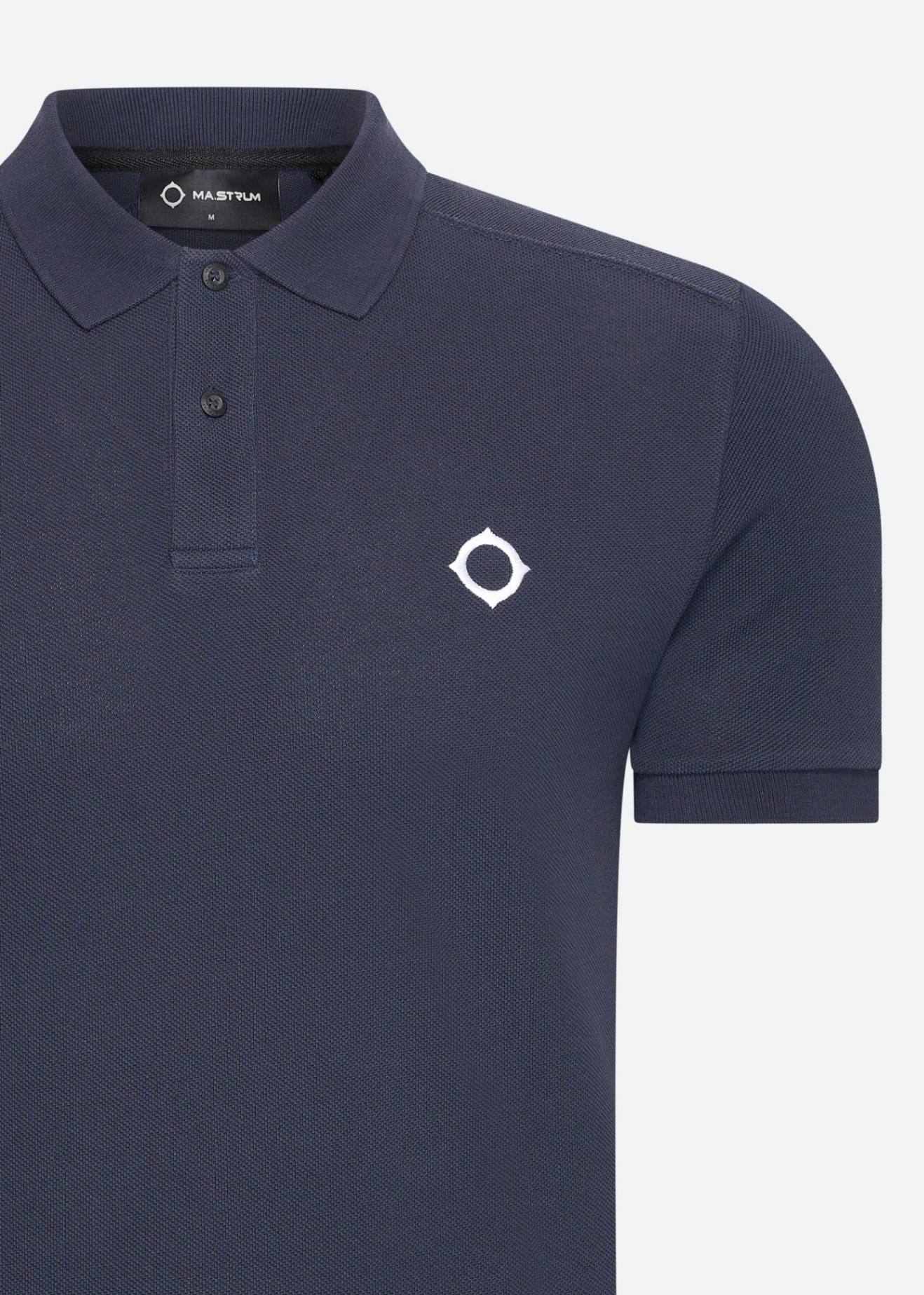 MA.Strum Polo's SS pique polo - ink navy