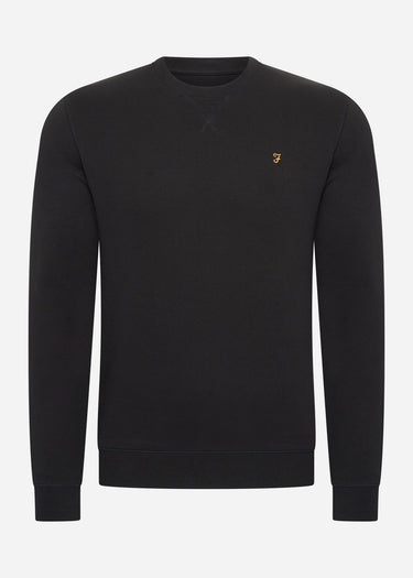 Farah Truien Sweatshirt tim new crew - black
