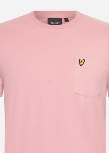 Lyle & Scott T-shirts  Pocket t-shirt - palm pink