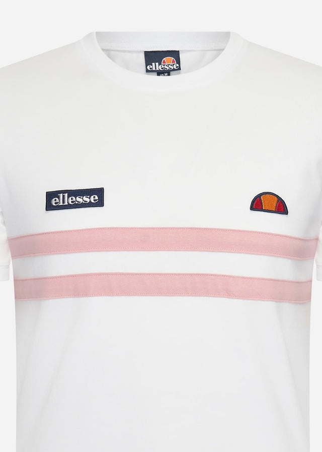 Ellesse T-shirts Venire tee - white light pink