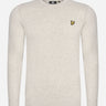 Lyle & Scott Truien Cotton merino crew neck jumper - light grey marl aw