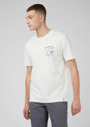 Ben Sherman T-shirts Brighton records - ivory