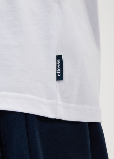 Ellesse T-shirts Caserio t-shirt - white light blue