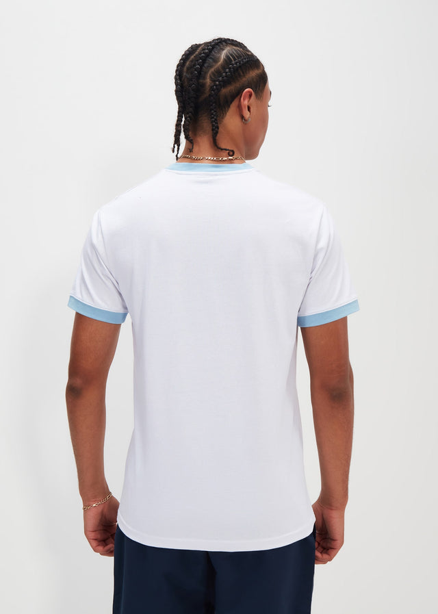 Ellesse T-shirts Meduno tee - white light blue