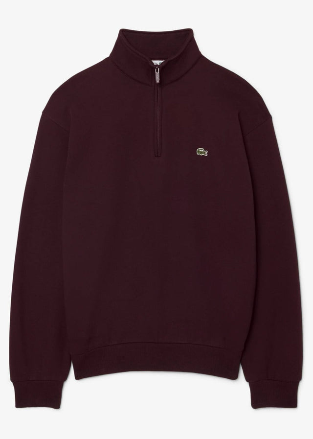 Lacoste Truien Quarter zip fleece sweatshirt - oxalis