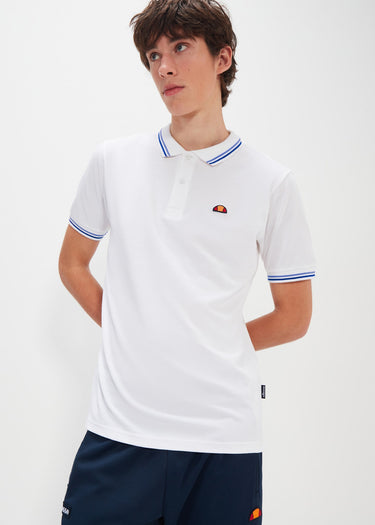Ellesse Polo's Rooks polo - white light blue dark blue
