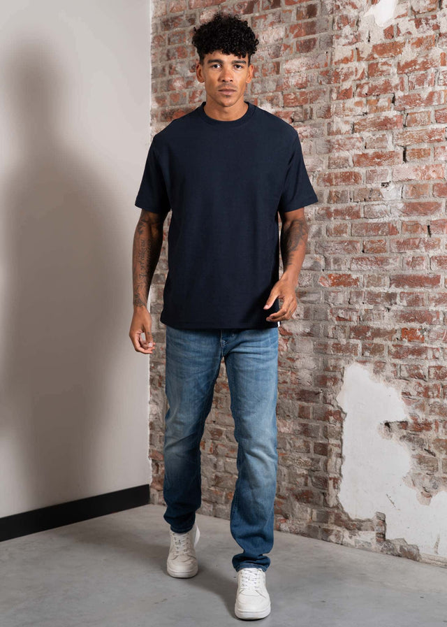 Farah T-shirts Ashcombe tee - true navy