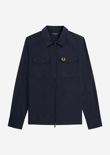 Fred Perry Overshirts A Zip overshirt - navy