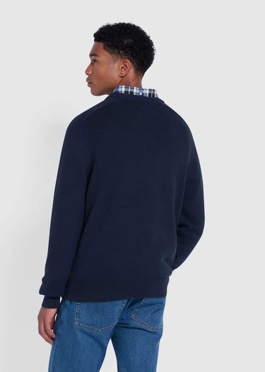 Farah Truien  Sweater kingsbury crew sweat - true navy