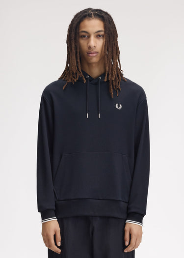 Fred Perry Hoodies Tipped hooded sweatshirt - navy