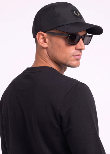 Fred Perry Petten Crinkle nylon cap - black