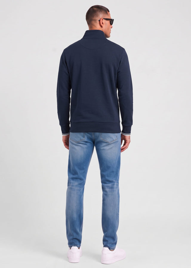 Fred Perry Truien Half zip sweatshirt - navy