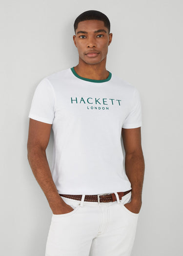 Hackett London T-shirts Heritage classic tee - white