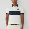 Hackett London Polo's Heritage panel polo - white