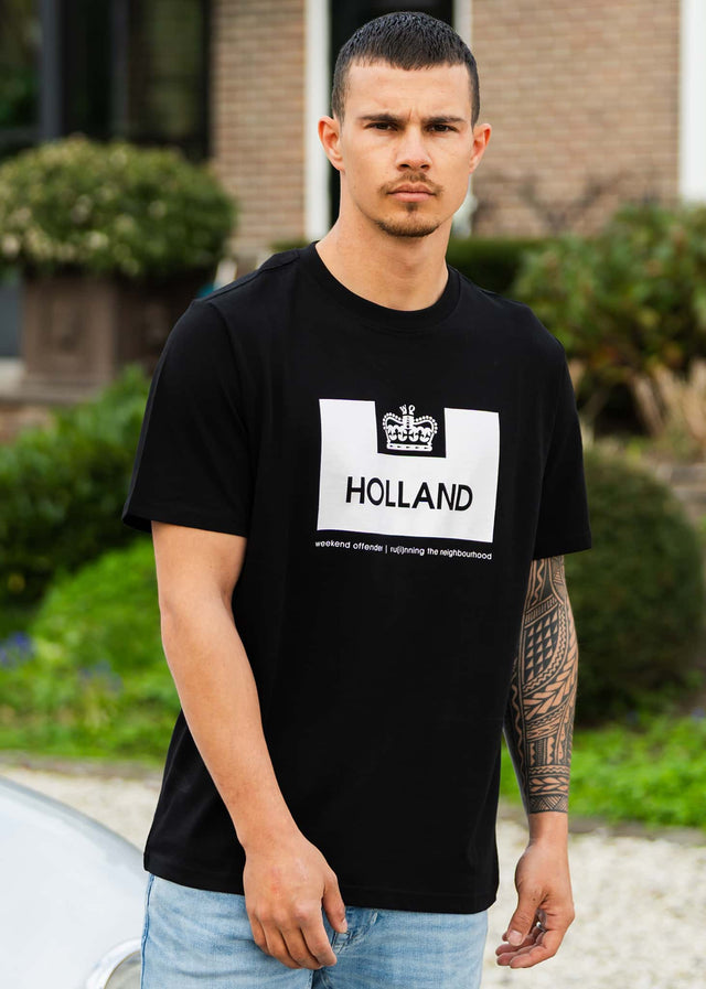 Weekend Offender T-shirts Holland oranje weekend offender - black