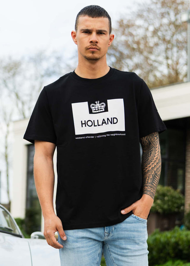 Weekend Offender T-shirts Holland oranje weekend offender - black