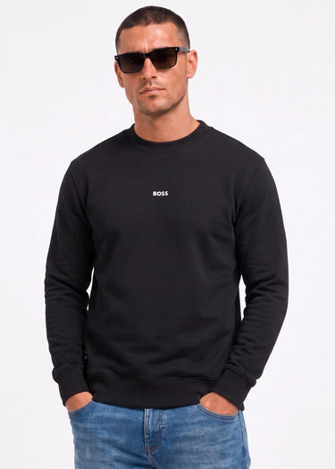 Hugo Boss Truien Wesmallcrew - black