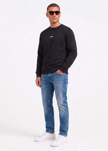 Hugo Boss Truien Wesmallcrew - black