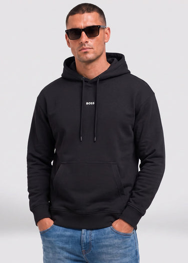 Hugo Boss Hoodies Wesmallhood - black