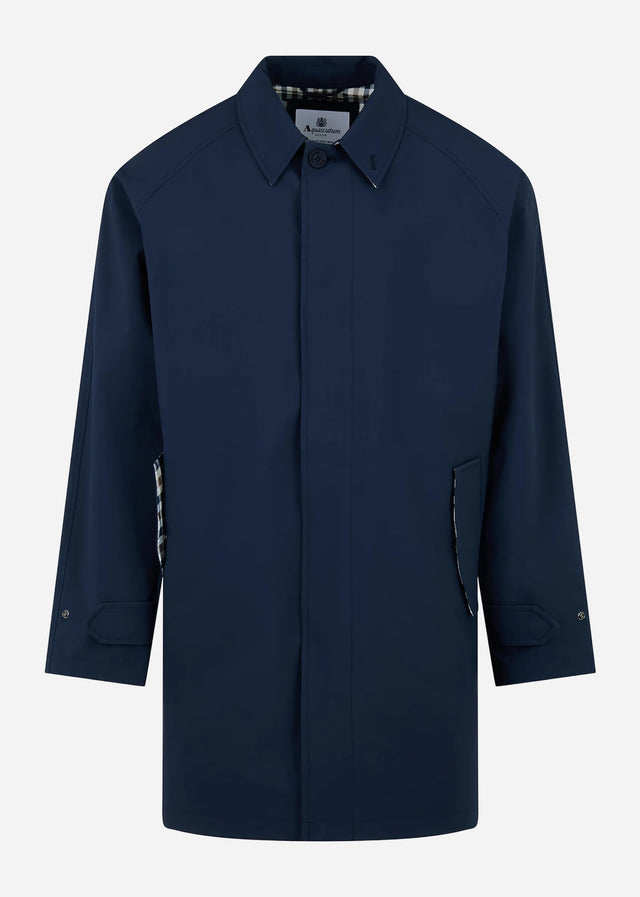 Aquascutum Jassen Softshell trench coat - navy