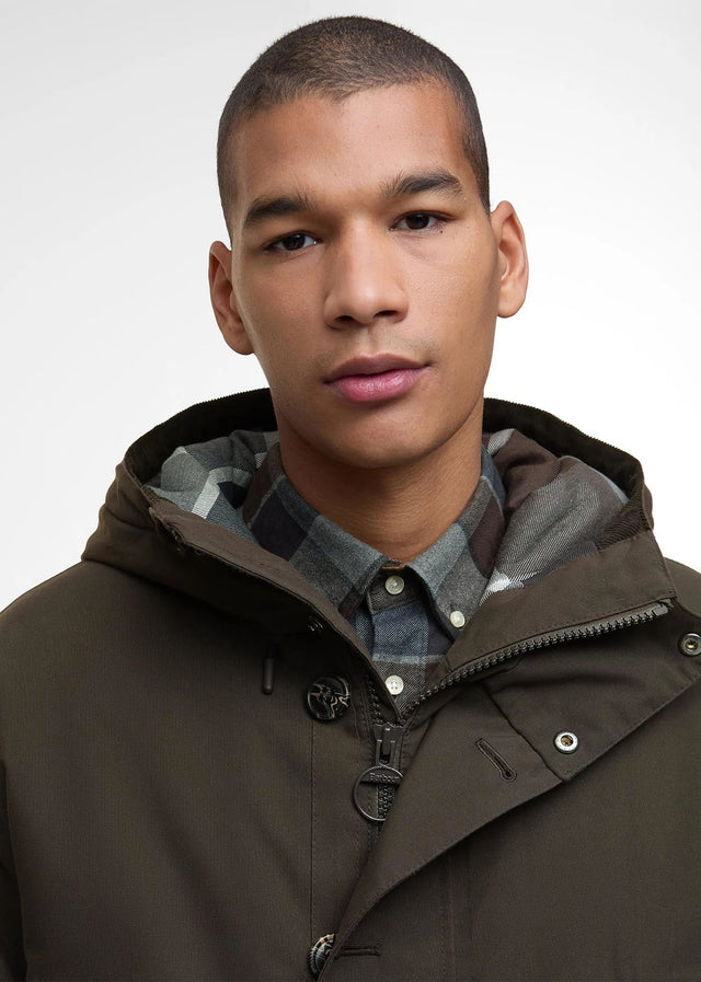 Barbour Jassen Winter beaufort waterproof parka - black oak