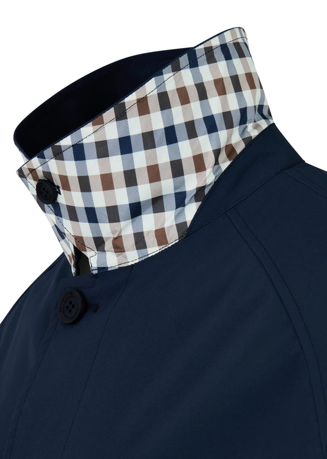 Aquascutum Jassen Softshell trench coat - navy