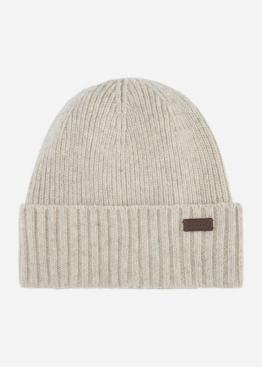 Barbour Mutsen Carlton beanie hat - light grey