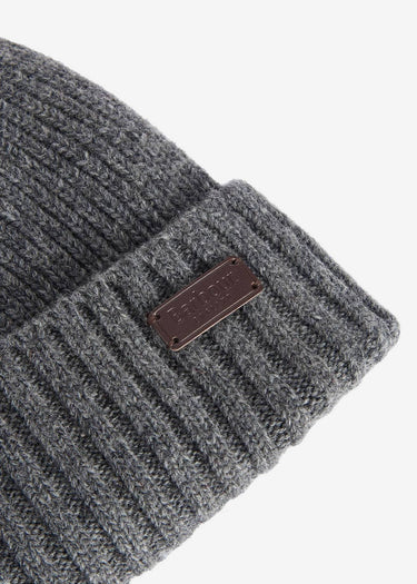 Barbour Mutsen Carlton beanie hat - grey