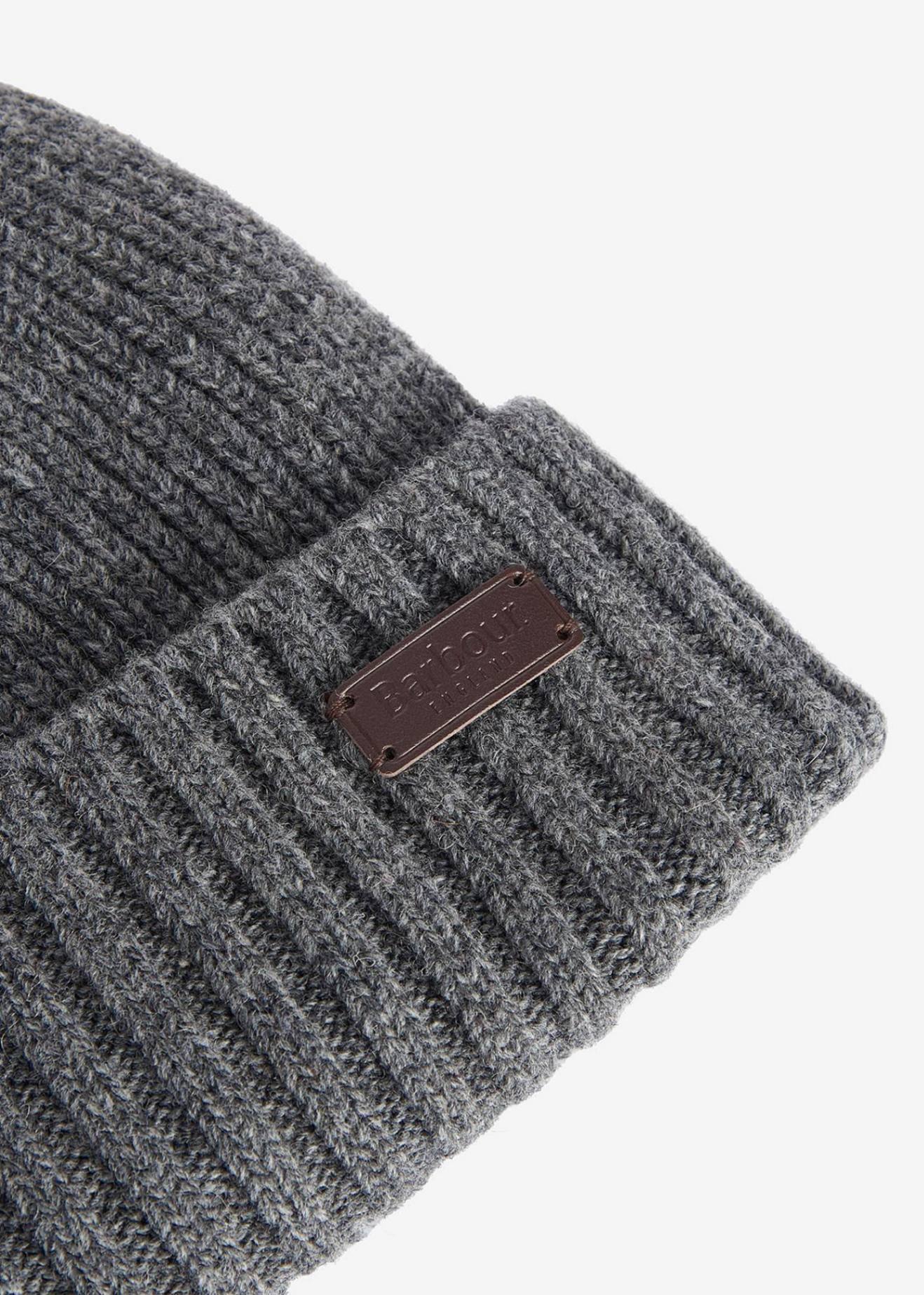 Barbour Mutsen Carlton beanie hat - grey