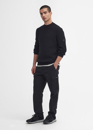 Barbour International Truien Crawley crew neck jumper - black