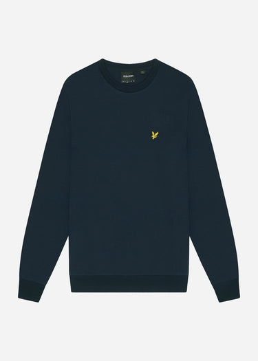 Lyle & Scott Truien Interlock crew neck sweatshirt - dark navy