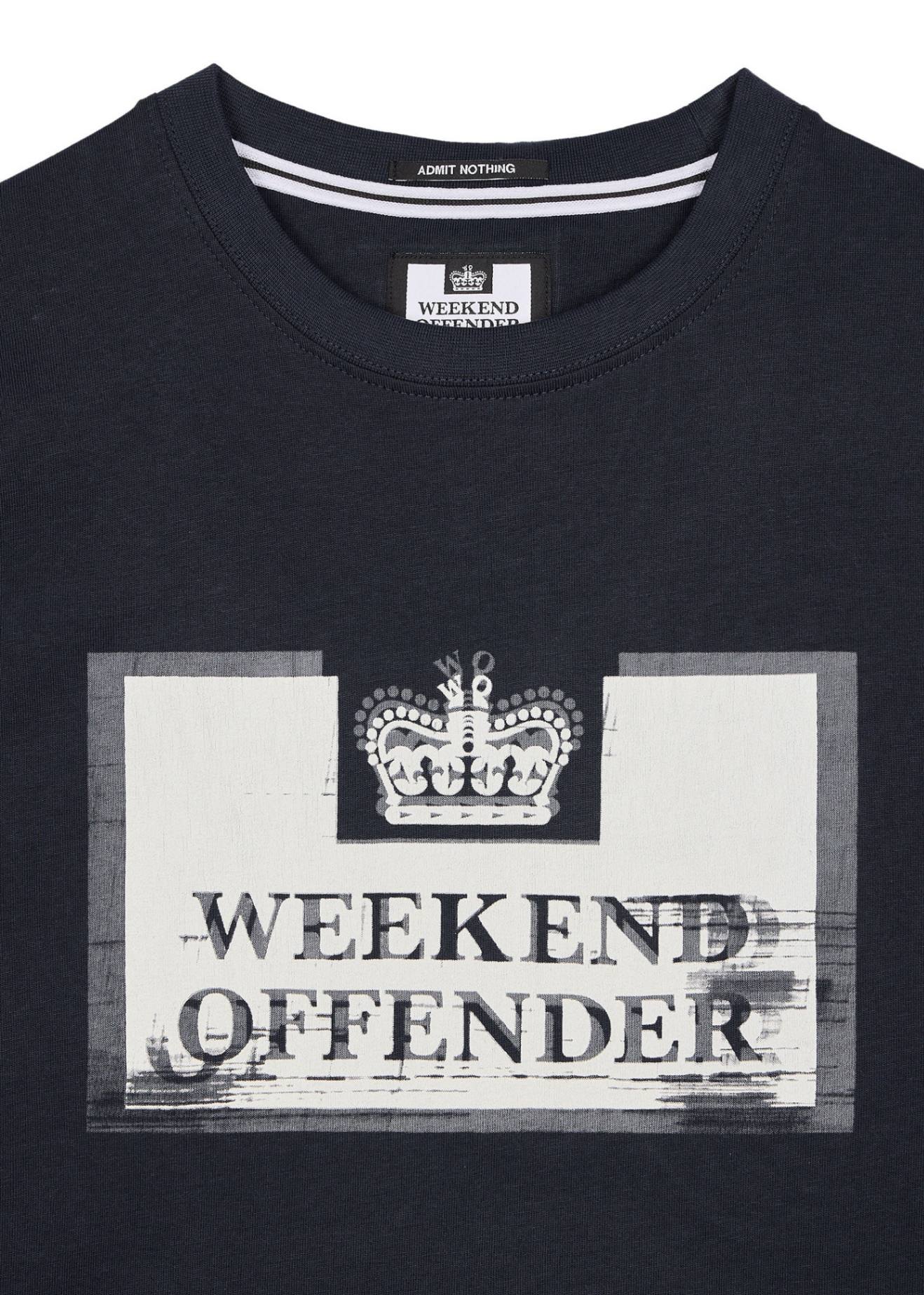 Weekend Offender T-shirts Bonpensiero - navy