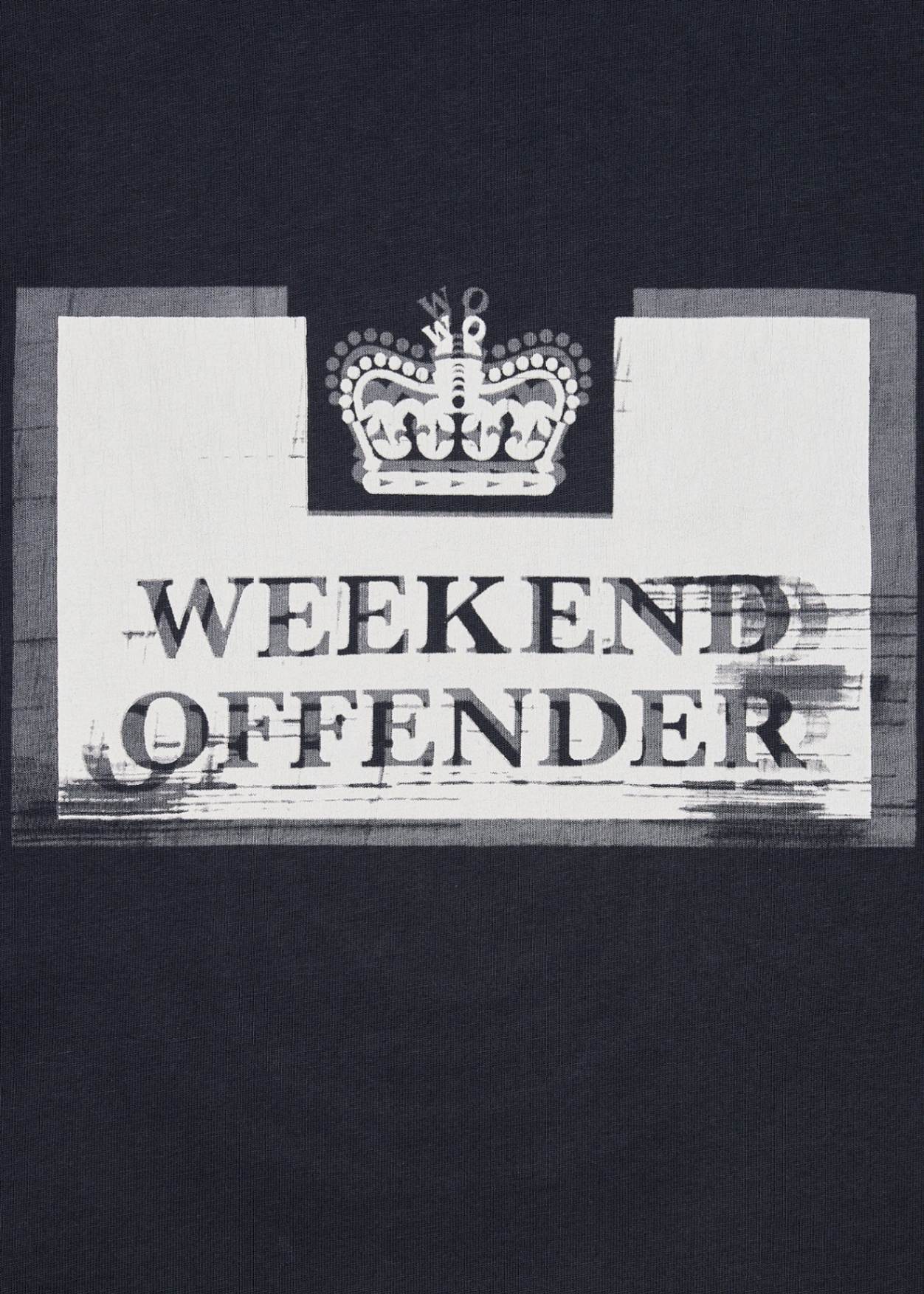 Weekend Offender T-shirts Bonpensiero - navy