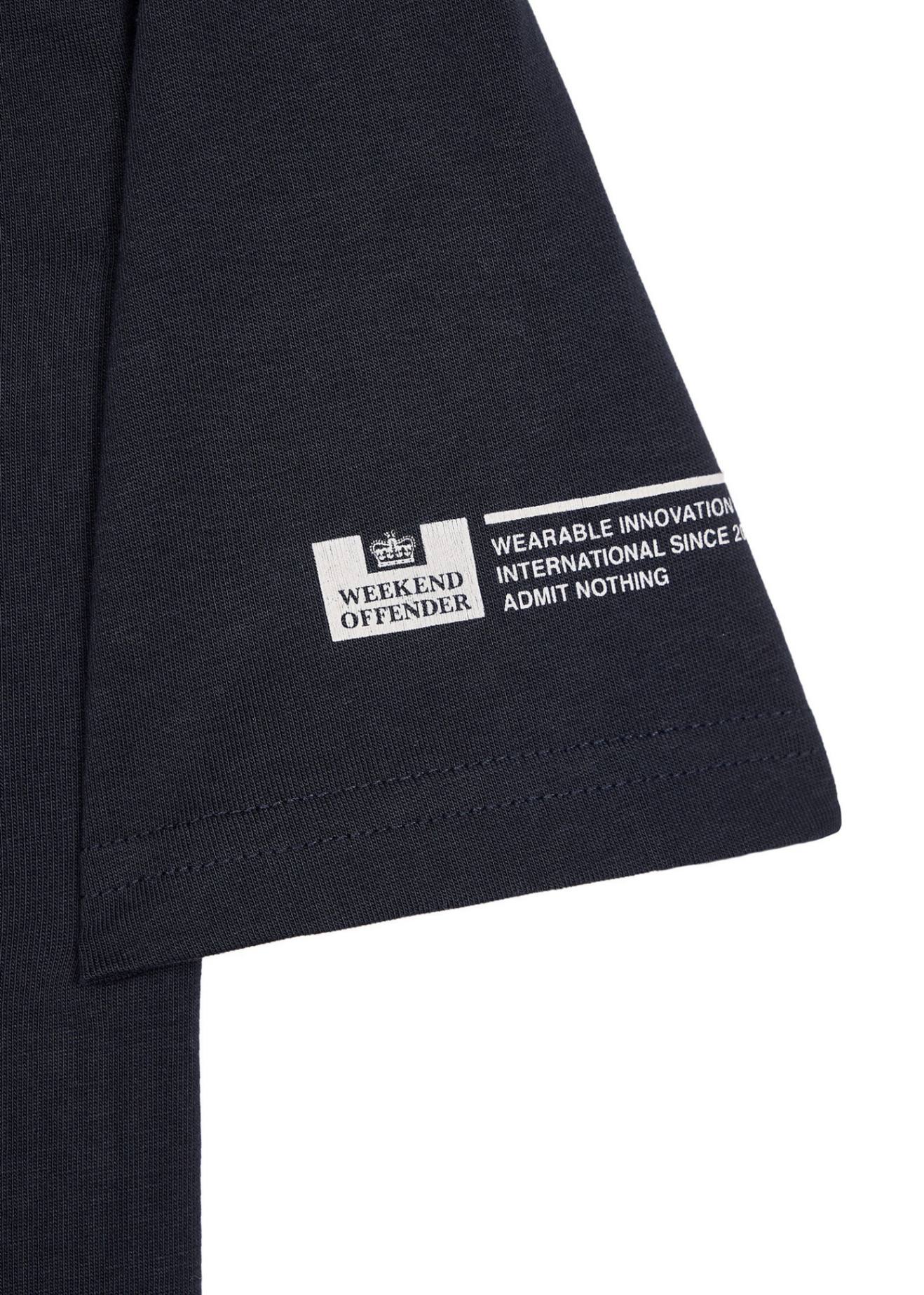 Weekend Offender T-shirts Bonpensiero - navy