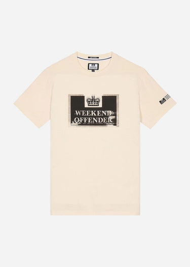 Weekend Offender T-shirts Bonpensiero - ivory