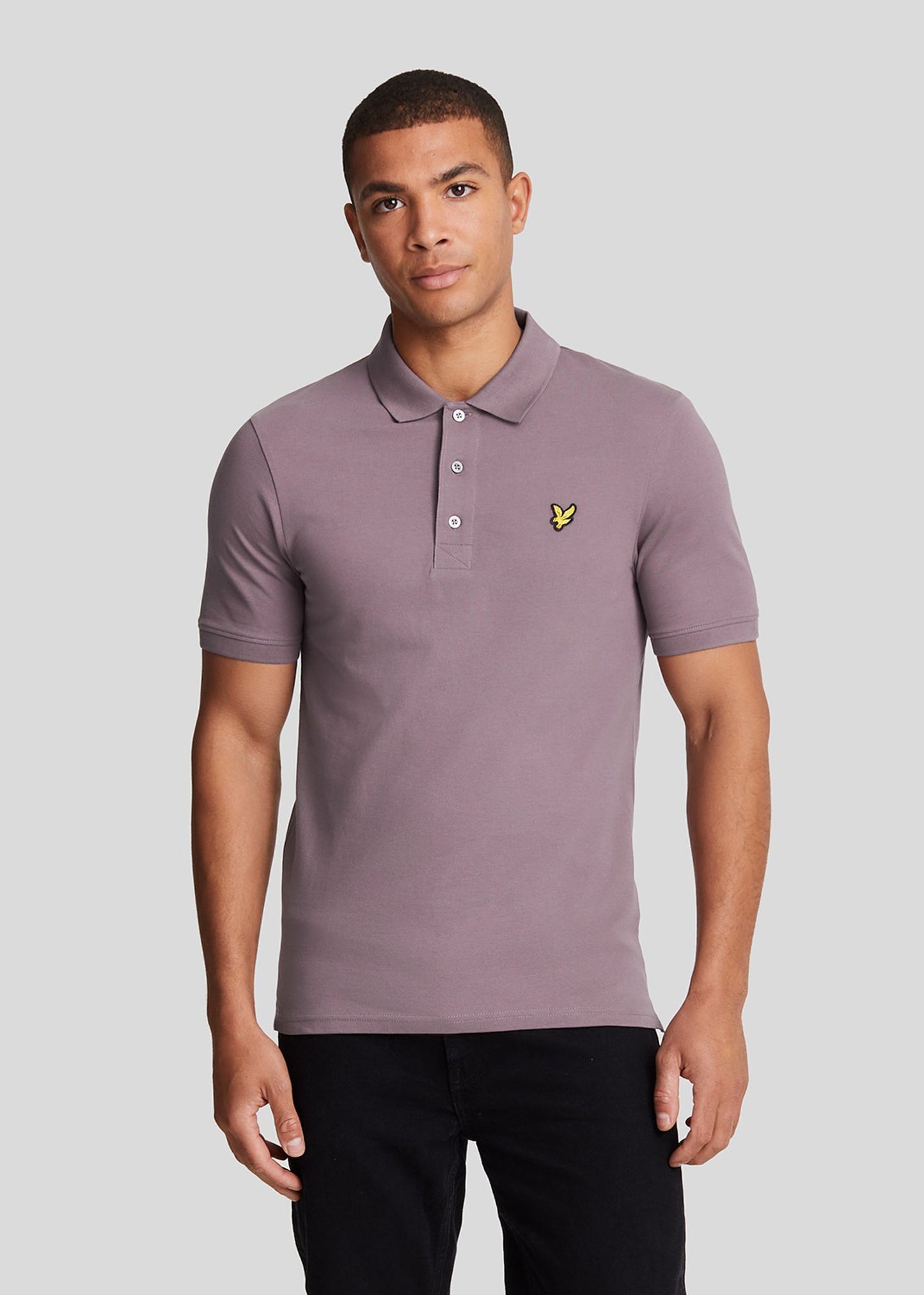 Lyle & Scott Polo's Plain polo shirt - highland mauve