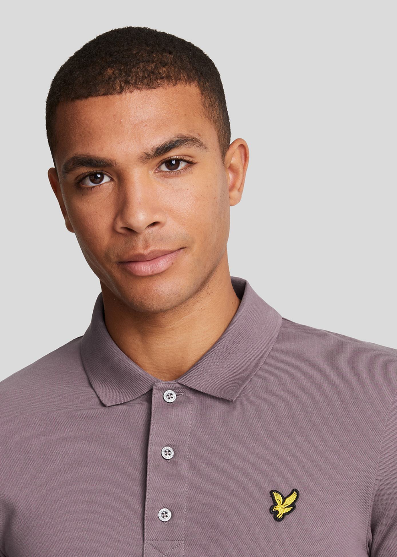 Lyle & Scott Polo's Plain polo shirt - highland mauve