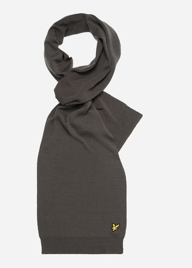 Lyle & Scott Sjaals Scarf - mid grey marl