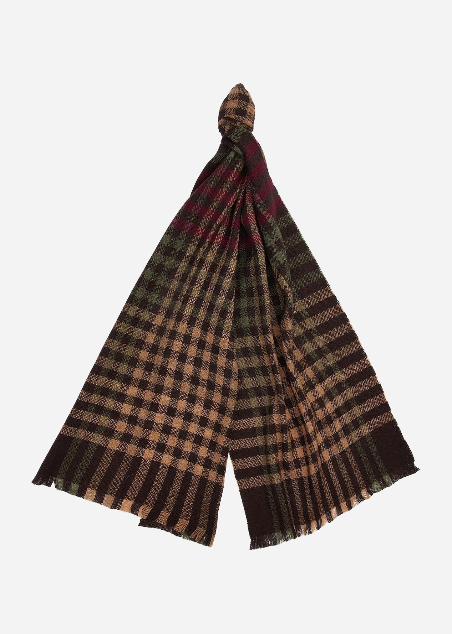Barbour Sjaals Ashton scarf - army green port