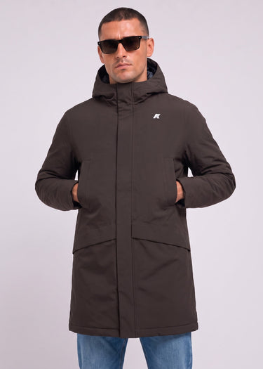 K-Way Jassen Jarno twill marmotta - black olive blue airforce