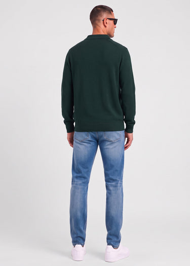 Lacoste Longsleeve Polo's Knitted long sleeve polo sweater - sinople